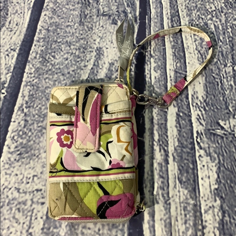 Vera Bradley Portobello Road Purple Phone Wristlet